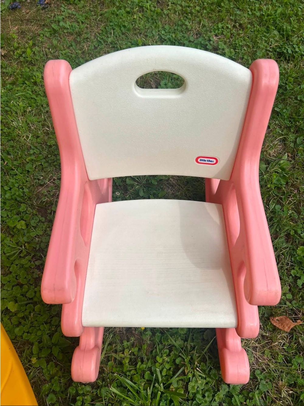 Little Tikes Pink and White Toddler Rocker Chair
